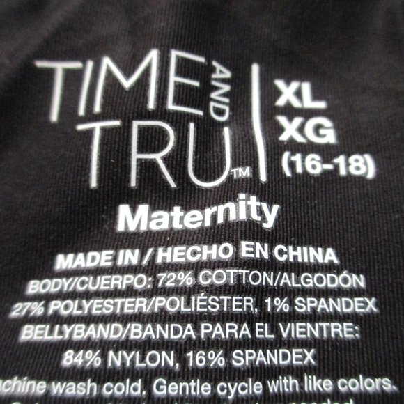 Time And True Black Maternityy 5 Pocket Skinnk - Picture 3 of 4